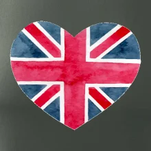 Britské srdce malované