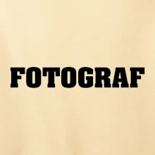 Novinář nápis - Fotograf