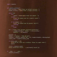 Python Prevodnik měn