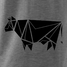 Origami kráva z boku