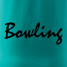 Bowling nápis psací