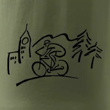 Cyklista na výletě