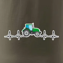 Traktor barevný ekg