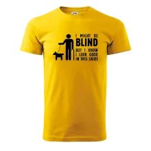 I might be blind I might be blind