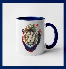 Hlava lva kreslená jednoduchá