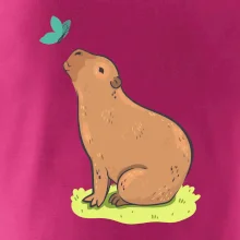 Kapybara a motýlek