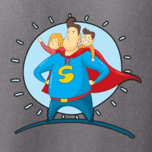 Táta superman - holka a kluk Táta superman - holka a kluk