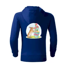 Velikonoční zajíček tulipány