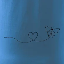 Dráha letu motýla - srdce