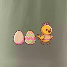 Evoluce vajíčka - velikonoce - kuře