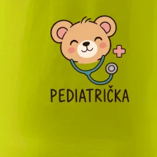 Pediatrička - minimalistický medvídek s křížkem