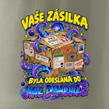 Vaše zásilka byla odeslána do jiné dimenze