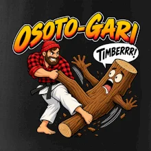 Osoto gari timber judo