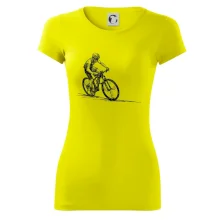 MTB kreslený cyklista