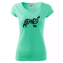 Bernese Mountain Dog nápis v těle