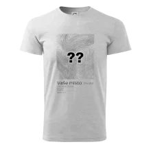 Vaše místo - vrstevnice v obdélníku