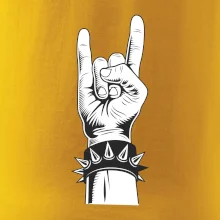 Rock ruka s náramkem