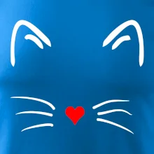 Kočka - srdce místo nosu