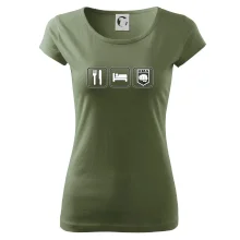 Eat sleep MMA v řádku