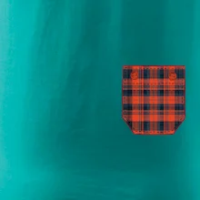 Flanelové triko červené