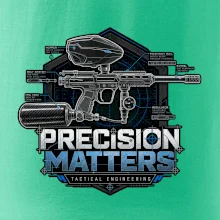 Technický nákres precision matters paintball