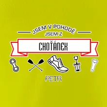 Jsem v pohodě jsem z ... (vlastní název a jméno)