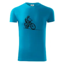 MTB kreslený cyklista