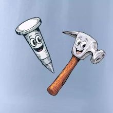 Parové triko - Kladivo a hřebík