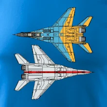 Mig 29 Fulcrum ze spoda a ze zhora
