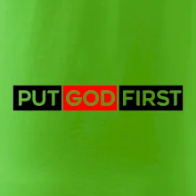 Put God first obdélník