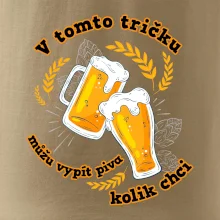 V tomto tričku můžu vypít piva kolik chci