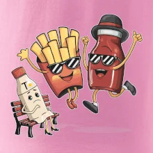 Souboj o hranolky kečup tatarka