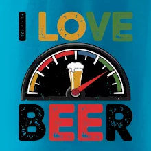 I love beer - palivoměr