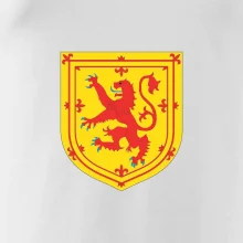 Skotský lev na hrudi