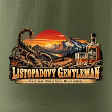 Listopadový gentleman whisky a horský západ slunce