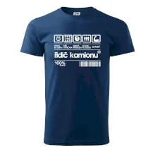 Čárový kód řidič kamionu Čárový kód řidič kamionu