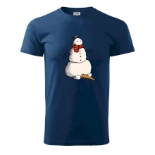 Sněhulák se spadlým nosem