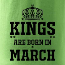 Kings are born in March