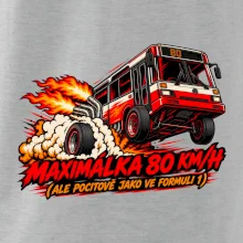 Maximálka 80 km h jako ve formuli 1