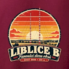 Liblice B retro odznak dvou vysílačů