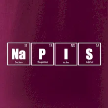 Vlastní nápis - periodická tabulka