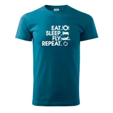 Eat sleep fly repeat