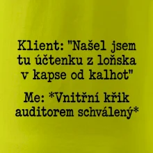 Klient a vnitřní auditorský křik