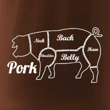 Prase nákres rozřezání