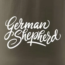 German shepherd - nápis okrasny - nápis okrasný