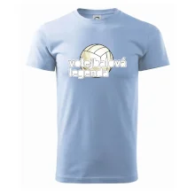 Volejbalová legenda - bílé písmo