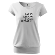 Eat sleep fly repeat