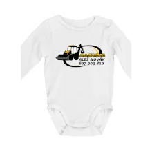 Bagrista v kruhu - vlastní nápis