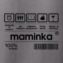 Čárový kód tatínek / Maminka