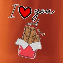 I love you and chocolate